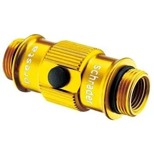 Embout de pompe à vélo Lezyne Flip Chuck - gold - TU