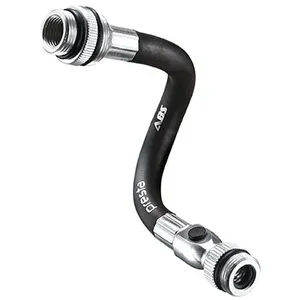 Tuyau pompe vélo flexible Lezyne ABS - silver/hi gloss - TU