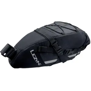 Comparateur de prix : Sacoche de selle Lezyne XL-Caddy étanche pour aventures à vélo, 7.5L, Noir