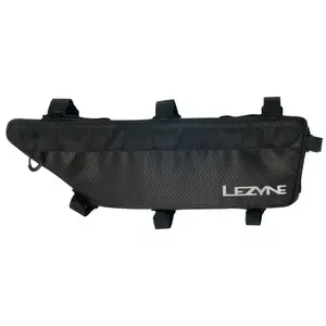 Sacoche Caddy Lezyne Frame Noire Imperméable pour Bikepacking - Grande Capacité pas cher