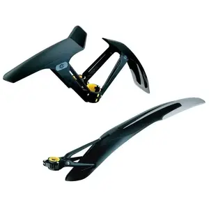 Comparateur de prix : TOPEAK Defender XC1 & XC11-26 Kit Garde Boue Mixte Adulte, Noir, 26"