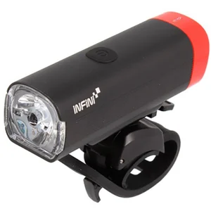 Infini Phare Avant KOR 800 Lumens LED USB en Aluminium Noir pour Vélo