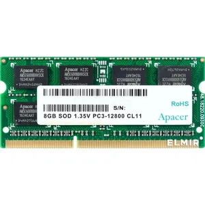 Comparateur de prix : APACER Mémoire unique SODIMM DDR3 8GB 1600MHz 11CL 1.35V - DV.08G2K.KAM
