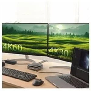 j5create JCD3199P-EN Station d'accueil USB-C avec double HDMI 4K et bl...