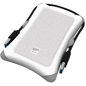 Disque dur externe - SILICON POWER - A30 - 1 To - USB 3.0 - Blanc pas cher