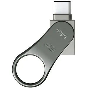Comparateur de prix : Silicon Power Clé USB 64GB Silicon Power C80 Silver Type-C Ready - USB3.0