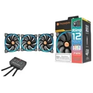 Comparateur de prix : Thermaltake Riing 12 LED - Ventilateur châssis - 120 mm (pack de 3)