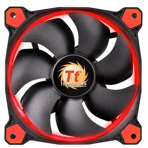Thermaltake Riing 14 Boitier PC Ventilateur 14 cm Noir, Rouge