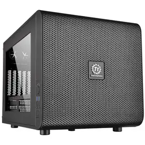 Comparateur de prix : THERMALTAKE BOITIER PC Core V21 - Noir - Verre trempé - Format Micro ATX