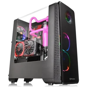 Comparateur de prix : THERMALTAKE Boitier PC Sans Alimentation View 28 RGB - Moyen Tour - Fenêtre - Noir
