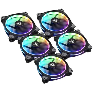 Thermaltake Ventilateur Riing Plus 12cm RGB TT Premium / Pack de 5 pas cher