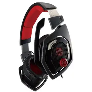 Tt eSPORTS SHOCK 3D - Micro-casque - canal 7.1 - sur-oreille - filaire - diamant noir pas cher