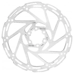 Disque de frein 6 trous Tektro TR-53 argent- 180mm pas cher