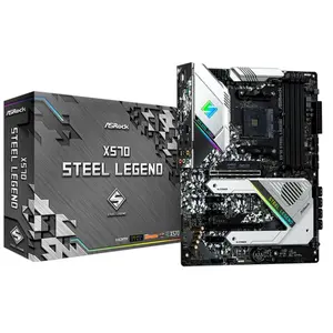 Asrock X570 Steel Legend AMD X570 Emplacement AM4 ATX pas cher