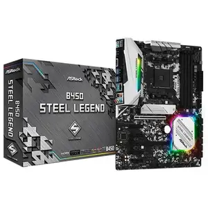 Asrock B450 Steel Legend AMD B450 Emplacement AM4 ATX pas cher