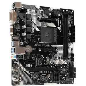 Asrock B450M-HDV R4.0 AMD B450 Emplacement AM4 micro ATX pas cher