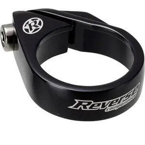 Collier de selle a vis reverse 34 9 mm noir