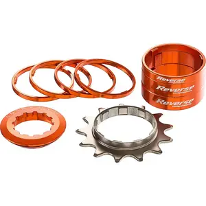 Comparateur de prix : Kit pignon Reverse Components Single Speed Orange TU 40208