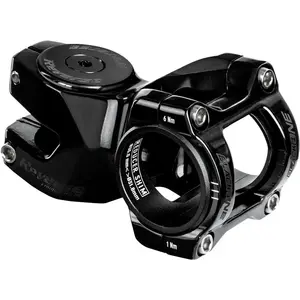 Tige Reverse Black-One Titanium 50mm pour Guidons Ø31,8 et Ø35mm (Noir) avec Bouchon, Vis et Écrou pas cher