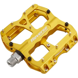 Comparateur de prix : Reverse Components Pédale Inverso Gold pour VTT - Résistant et Robuste pour Bike Park
