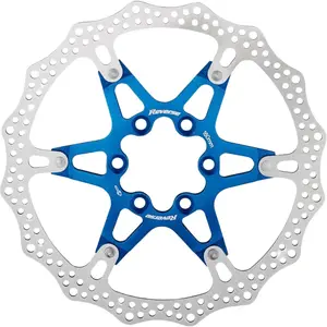 Reverse Disque de Frein Arrière Ø160mm en Aluminium/Acier Bleu pour Vélo pas cher
