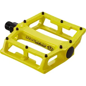 Comparateur de prix : Pédales VTT jaunes REVERSE Super Shape 3D - Livrées par paire - 439g