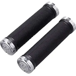 Poignée Reverse R-Shock Lock On Ø31mm x 130mm Noir-Argent pour VTT pas cher