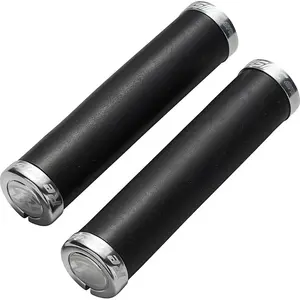 Poignées Reverse Griff Seismic Ergo Lock On Ø34mm x 145mm Noir-Argent pour VTT pas cher