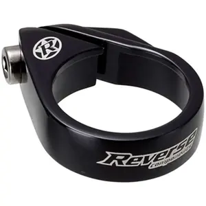 Collier de selle a vis reverse 31 8 mm noir