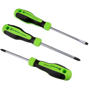 Birzman set de 3 tournevis screwdriver set noir vert