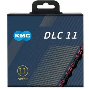 Comparateur de prix : KMC DLC 11 Chain Black/Pink Mixte, Noir/Rose, 1/2  x 11/128 