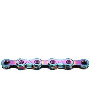 Comparateur de prix : KMC Chaîne 12v x12 - 126 maillons Aurora Blue pour SRAM et Shimano avec technologie X-Bridge