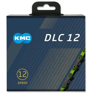 Comparateur de prix : KMC Cat. X12 DLC BLK-GRN 126L Accessories Adulte Unisexe, Vert Noir, U