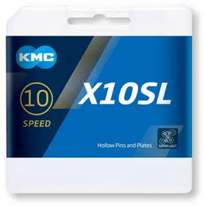 Comparateur de prix : Chaîne de vélo KMC X10 SL TI-N - Jaune - Adulte - A monter soi-même