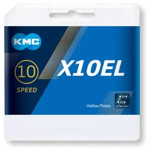 Comparateur de prix : Chaine Vélo KMC X10 Extra Légère 114 Maillons 10V Chromée