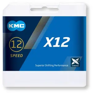 Comparateur de prix : Chaîne KMC X12 TI-N 1/2 x 11/128 12V - or - 126 maillons
