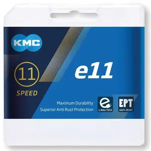 Comparateur de prix : KMC e11 EPT Chaîne pour vélo électrique Mixte, Argento Scuro, 136 Link