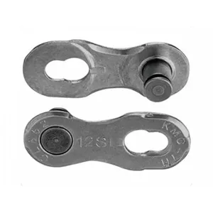 Maillon de chaîne KMC Missing Link en acier 11S argent - 2 pièces