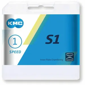 Chaine Vélo KMC - S1 1/2x1/8 Large - 112 Maillons - 8.6mm - Marron