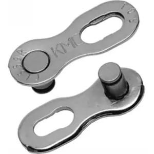 Comparateur de prix : KMC Maillon de chaîne 12 vitesses Argent - 2 paires anti-rouille pour vélo