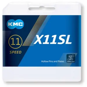 Comparateur de prix : KMC Cat. X11SL Ti-N Gold/BLK 118L Accessories Unisexe, doré/Noir, 118 Link