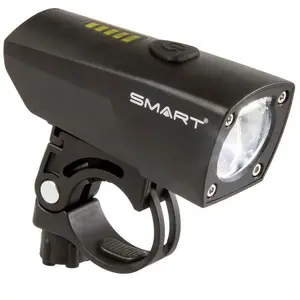 Smart Lampe LED Intelligente 25 Lux USB Noire avec Indicateur d'Autonomie et Support