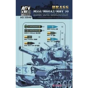 Comparateur de prix : M551/60a/mbt70 152mm Ammunition (brass) - 1:35e - Afv-club