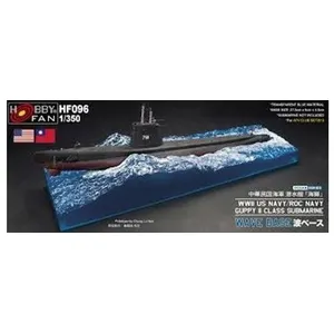 Wave Base Ww Ii Guppy Ii Class Submarine Wave Base For Se73513 - 1:350... pas cher