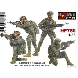 Roc Modern Infantry-4 Figures - 1:35e - Hobby Fan pas cher