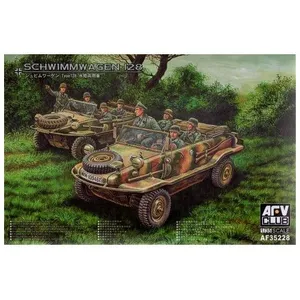Maquette véhicule militaire : volskwagen 128 schwimmwagen afv club pas cher