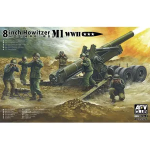 8 Inch Howitzer M1 Wwii - 1:35e - Afv-club
