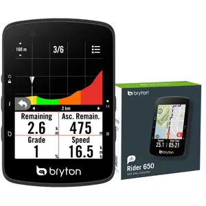Compteur gps bryton rider 650t pack capteurs cardio vitesse cadence