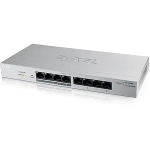 Comparateur de prix : Switch Ethernet ZYXEL GS1200-8HP v2 8 ports - Manageable, PoE