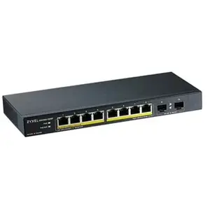Comparateur de prix : Zyxel GS1100-10HP v2 - 8 (ports)/10/100/1000/Avec POE/Non manageable/8